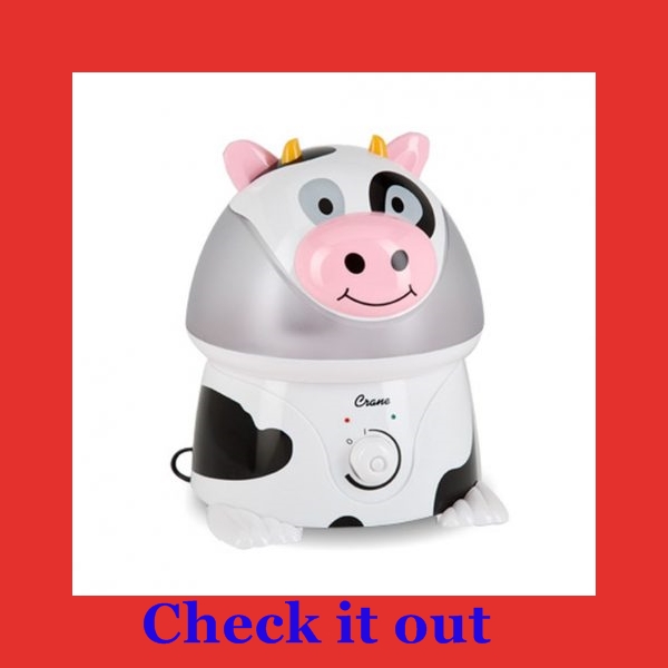 Best humidifier for baby congestion...Crane adorable Ultrasonic cow